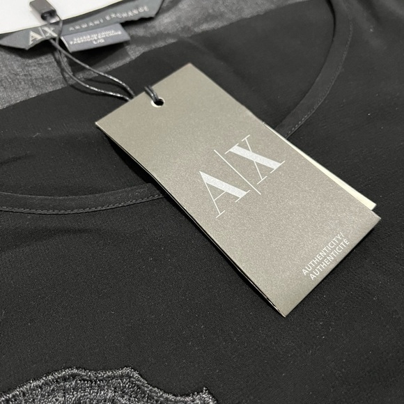 NWT - Armani Exchange lace appliqué blouse - size L - Picture 10 of 14